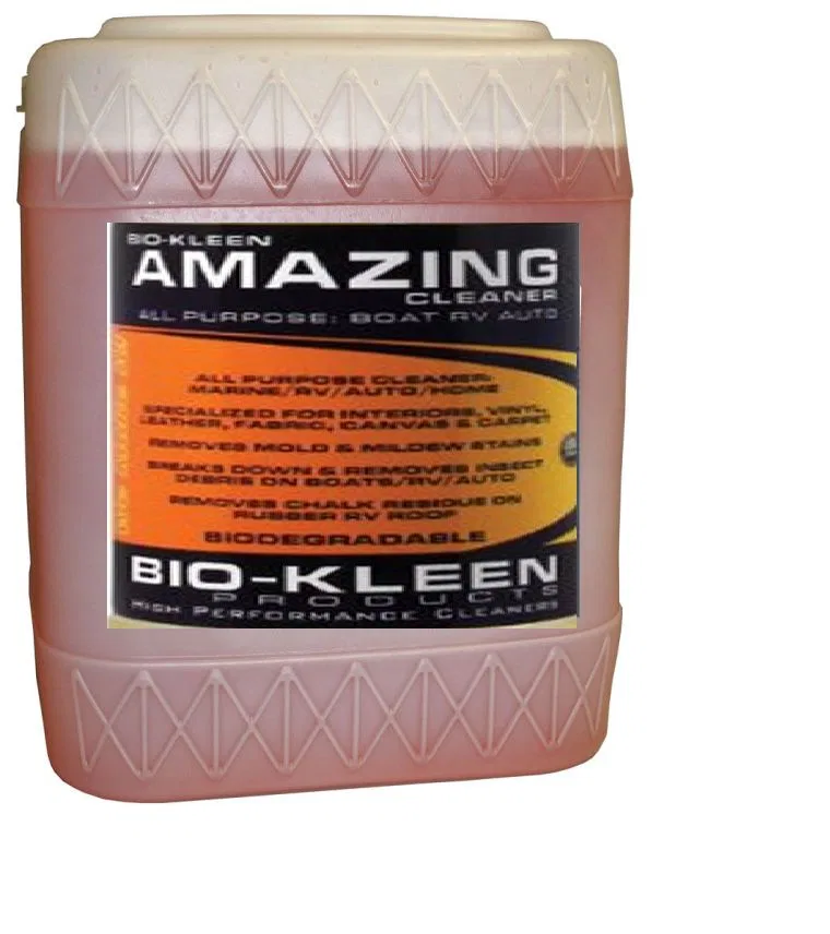 M00315 – BIO-KLEEN Vinyl Cleaner, 5 Gallon Single Use To Remove Dirt/ Stains From Vinyl/ Leather/ Fabric/ Canvas/ Car...
